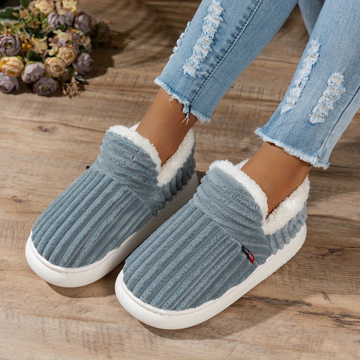 Molly | Plush Indoor–Outdoor Slippers