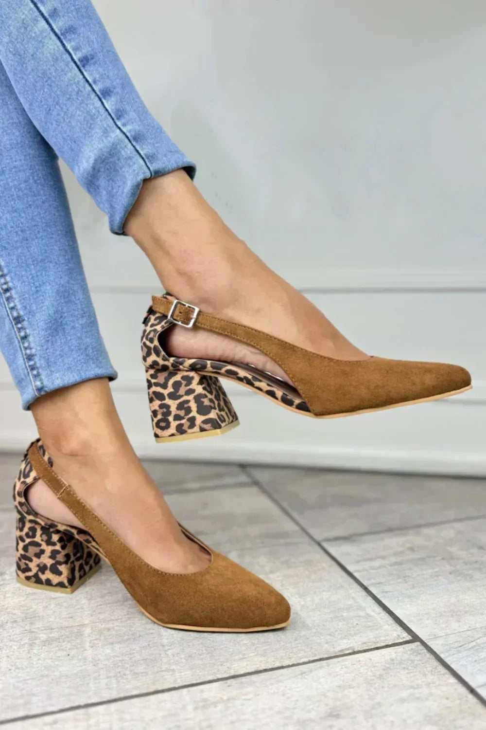 Kyra™ Chic Leopard Slingbacks