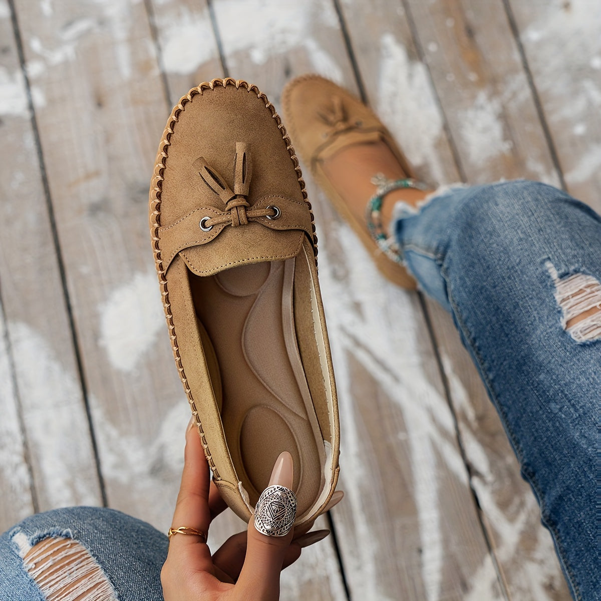 Eloise | Women’s Tassel Loafers | Slip On