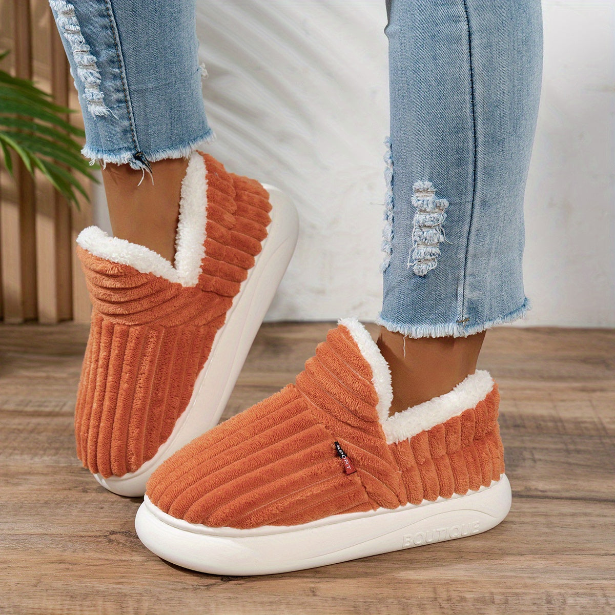 Molly | Plush Indoor–Outdoor Slippers