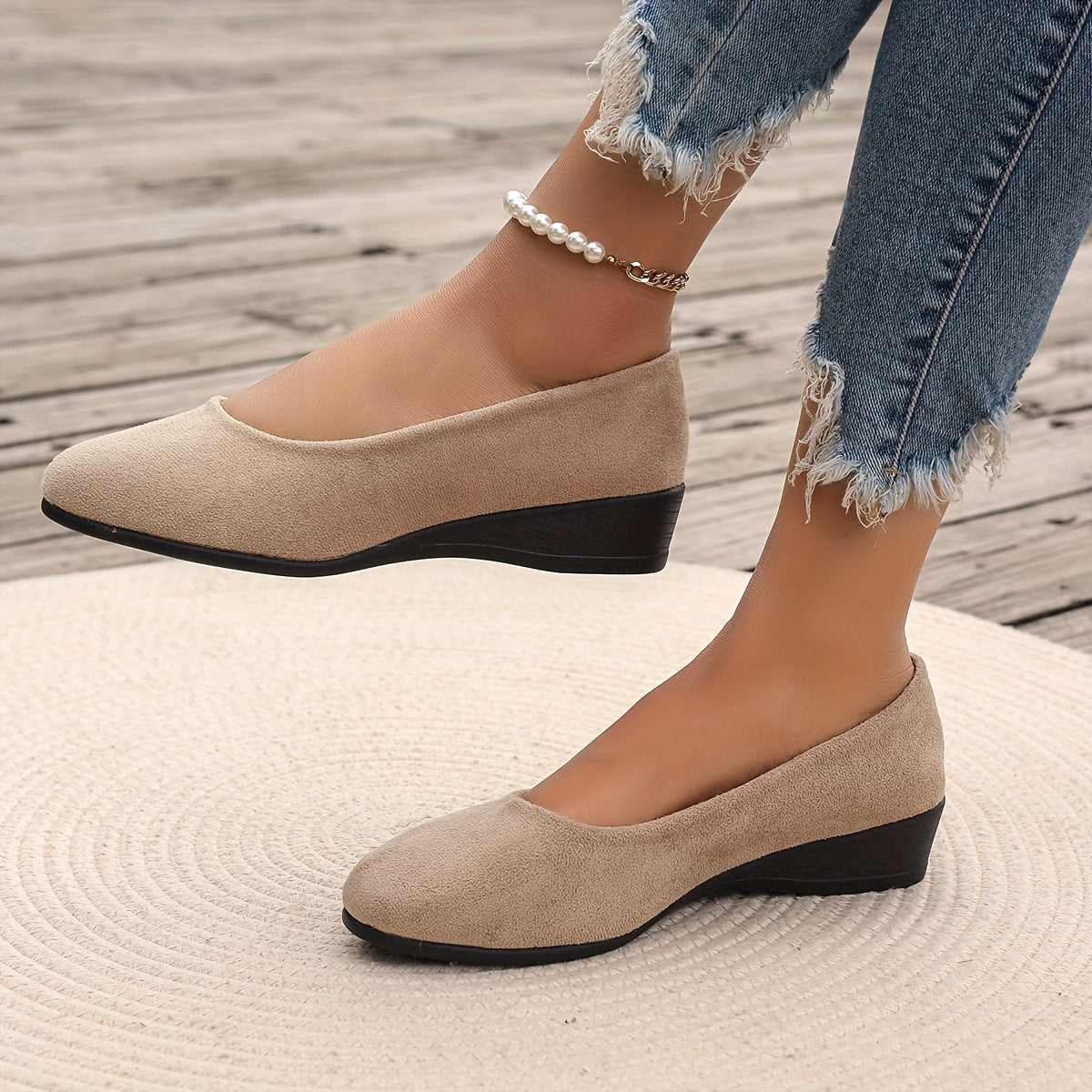 Sarah™ Wedge Ballerina Flats
