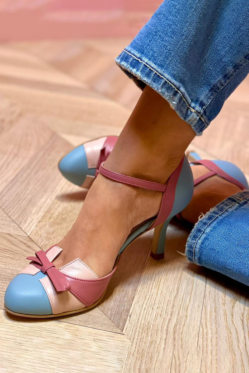 Rose™ Colorful Bow Heels