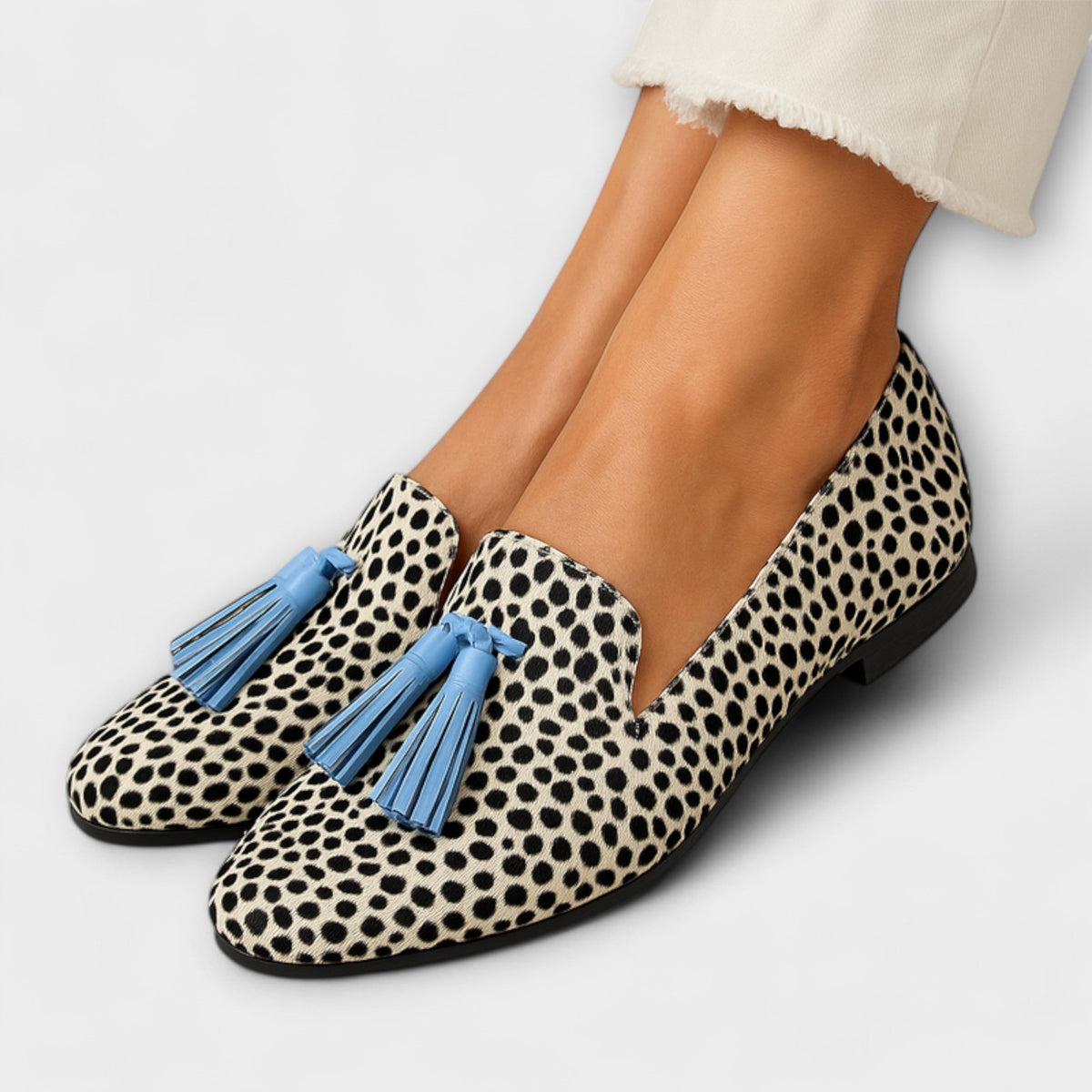 Jenny | Women’s Tassel Slippers | Slip On