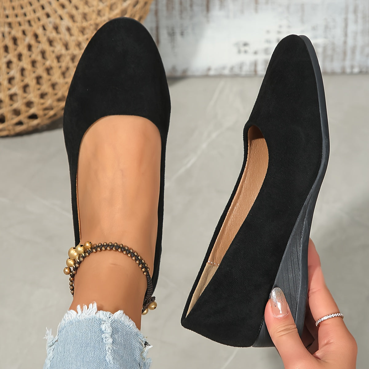 Sarah™ Wedge Ballerina Flats