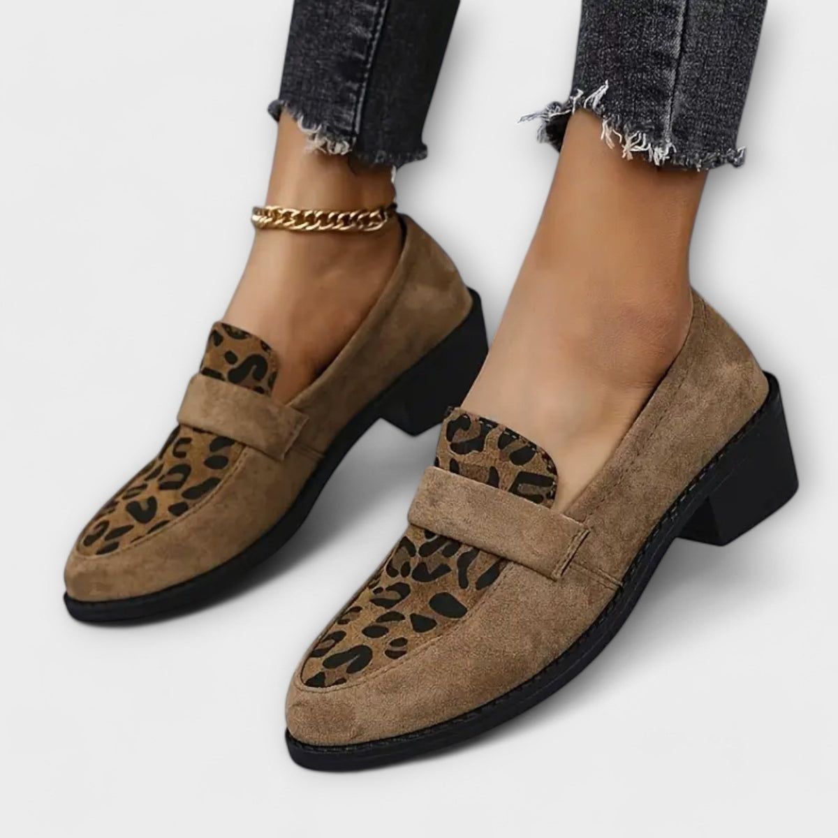 Emerald Animal Print Women's Shoes