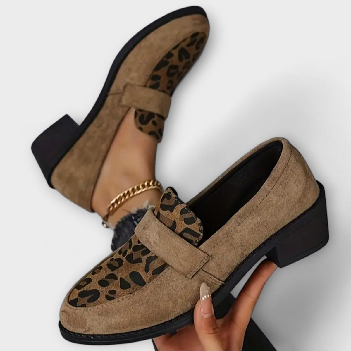 Emerald Animal Print Women's Shoes