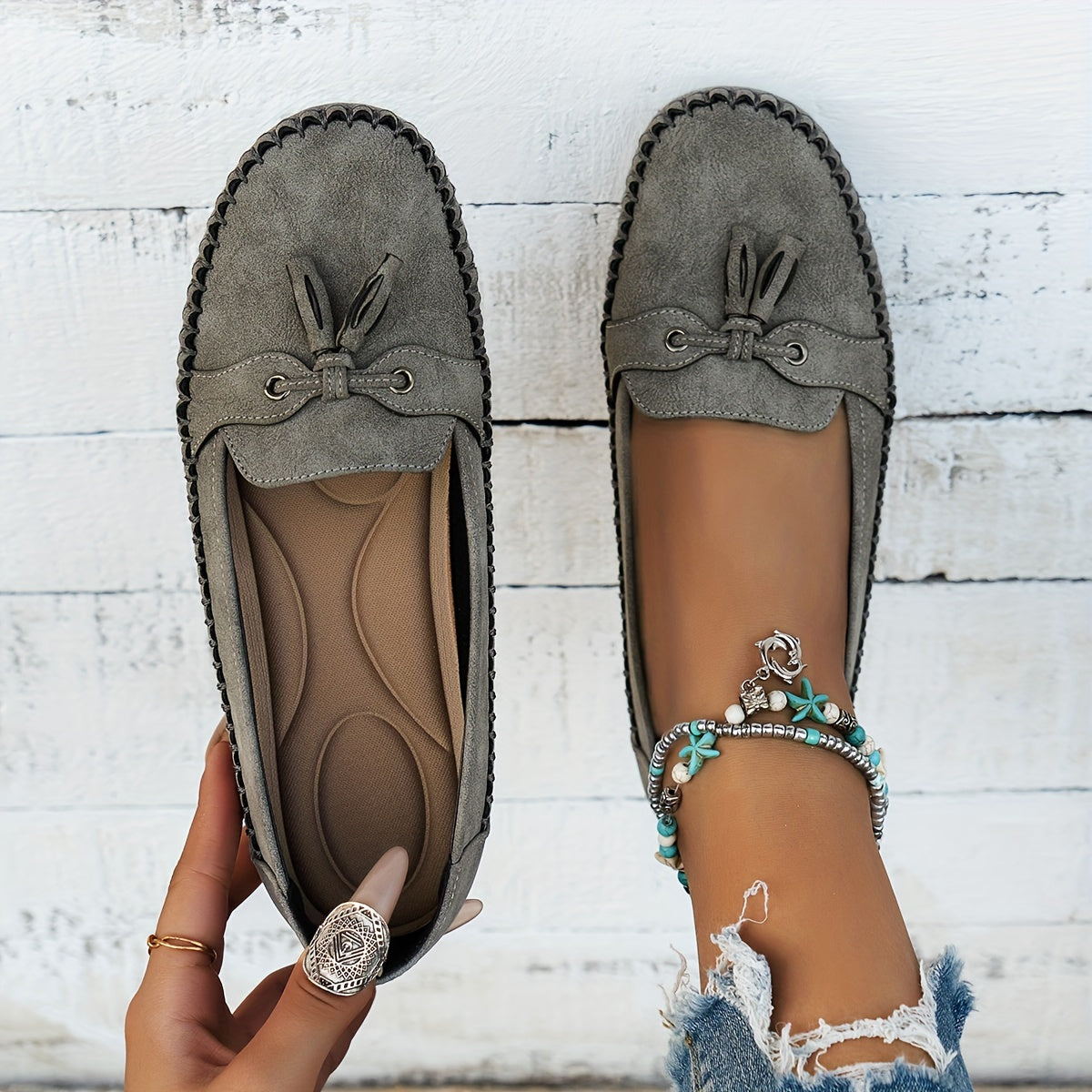 Eloise | Women’s Tassel Loafers | Slip On
