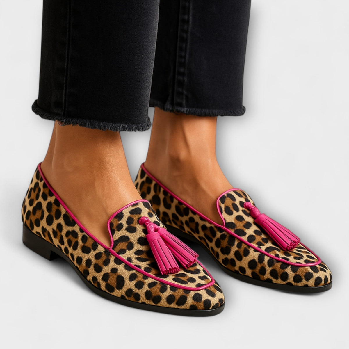 Christina | Women’s Tassel Slippers | Slip On