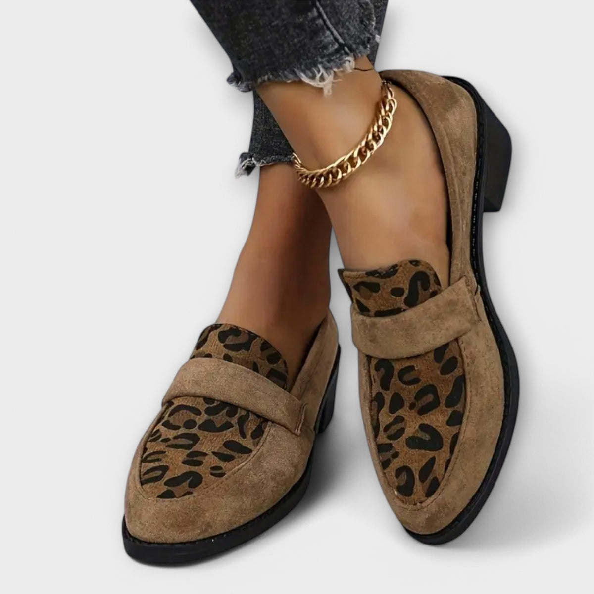 Emerald Animal Print Women's Shoes