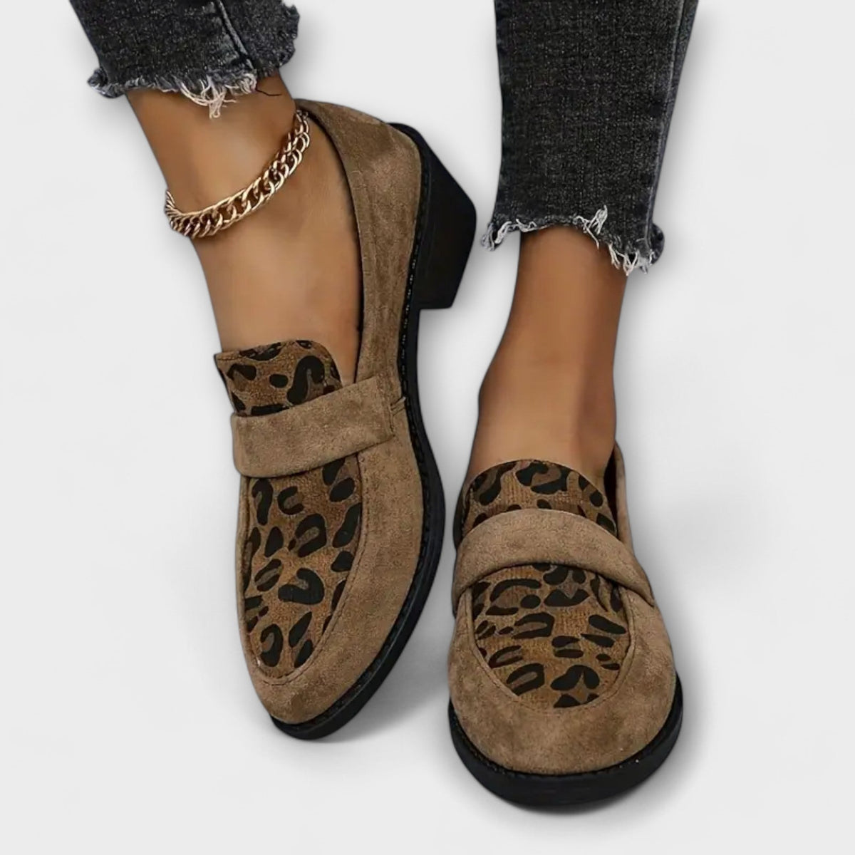 Emerald Animal Print Women's Shoes