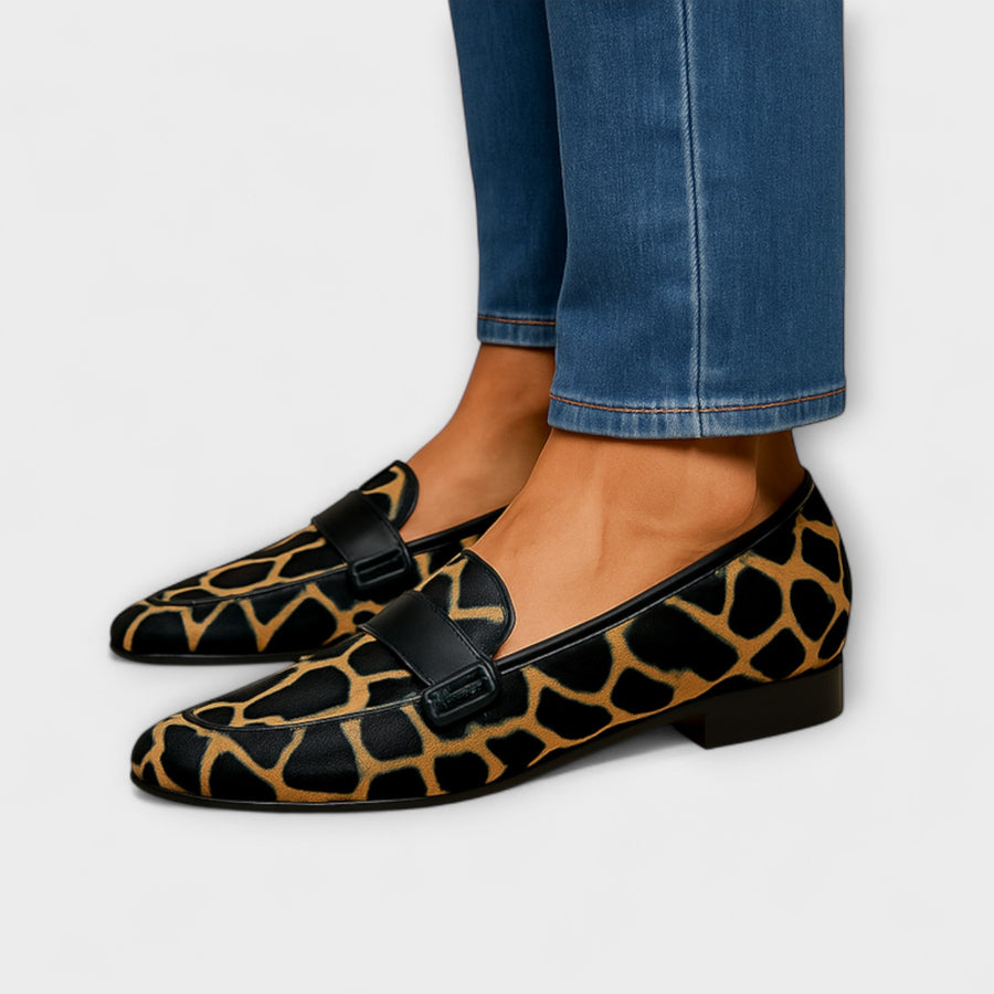 Kiana | Women’s Slip On Slippers | Animal Print